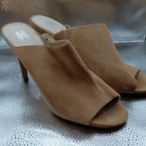 Victoria's Secret Brown Suede Mules